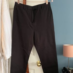 Frank&Oak Commuter Eleanor Slim Pant in Black Sz12